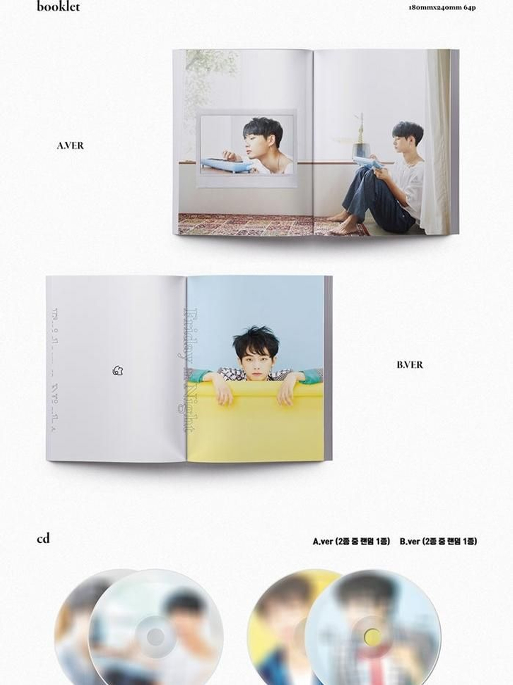 Альбом JBJ Kim Yongguk - Friday N Night 1st Mini Album RANDOM Version