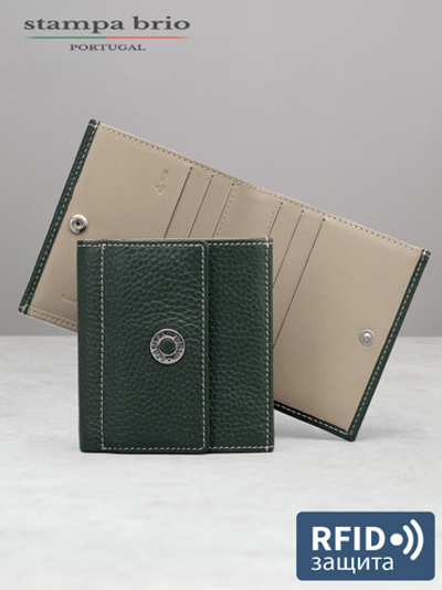 901 R - Портмоне с RFID защитой, Stampa Brio