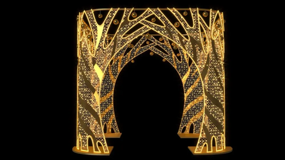 Светодиодная входная группа из деревьев