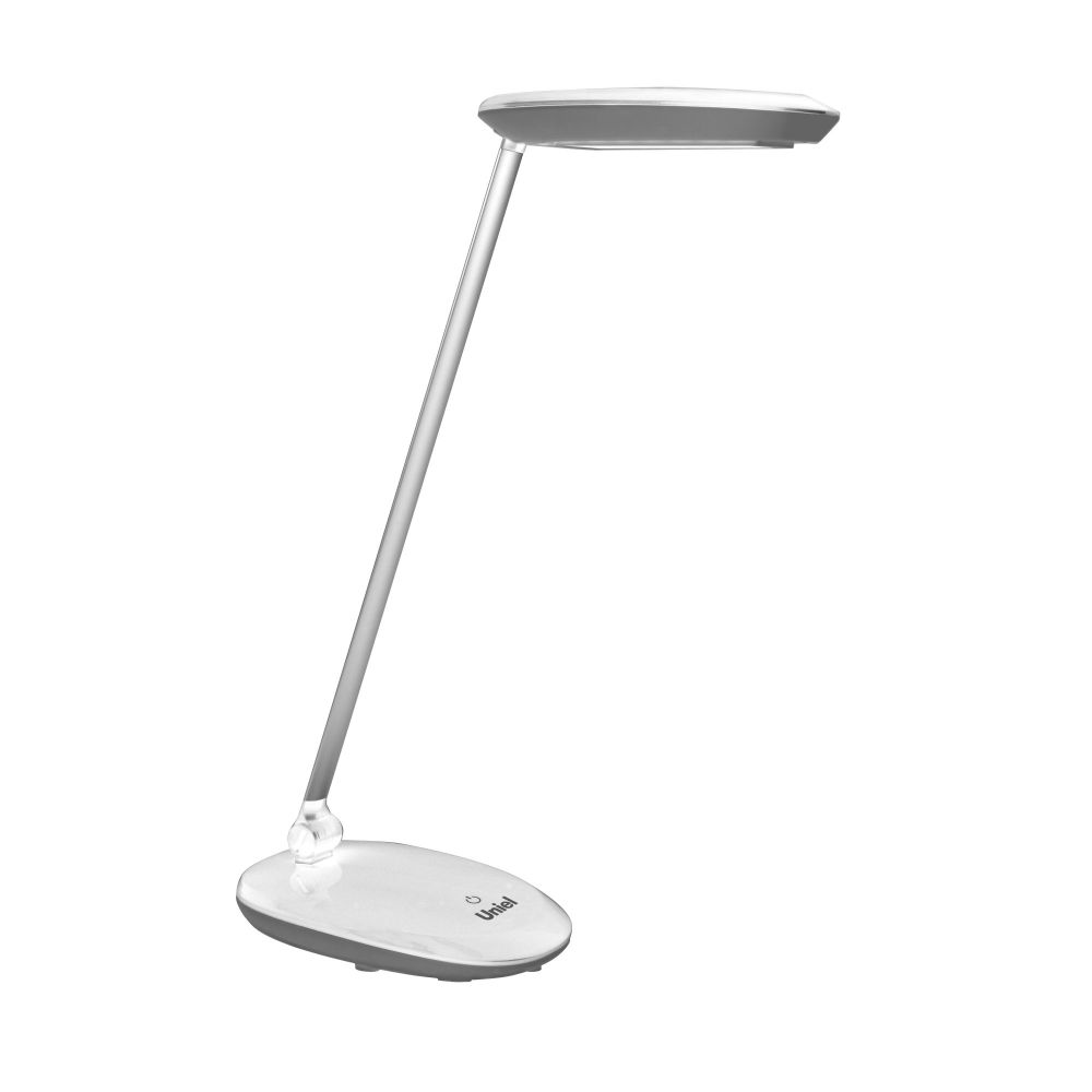 TLD-531 Grey-White/4W/LED/400Lm/4500K/Dimmer Светильник настольный. Сенсорный выключатель. Диммер. Серый с белым. TM Uniel.