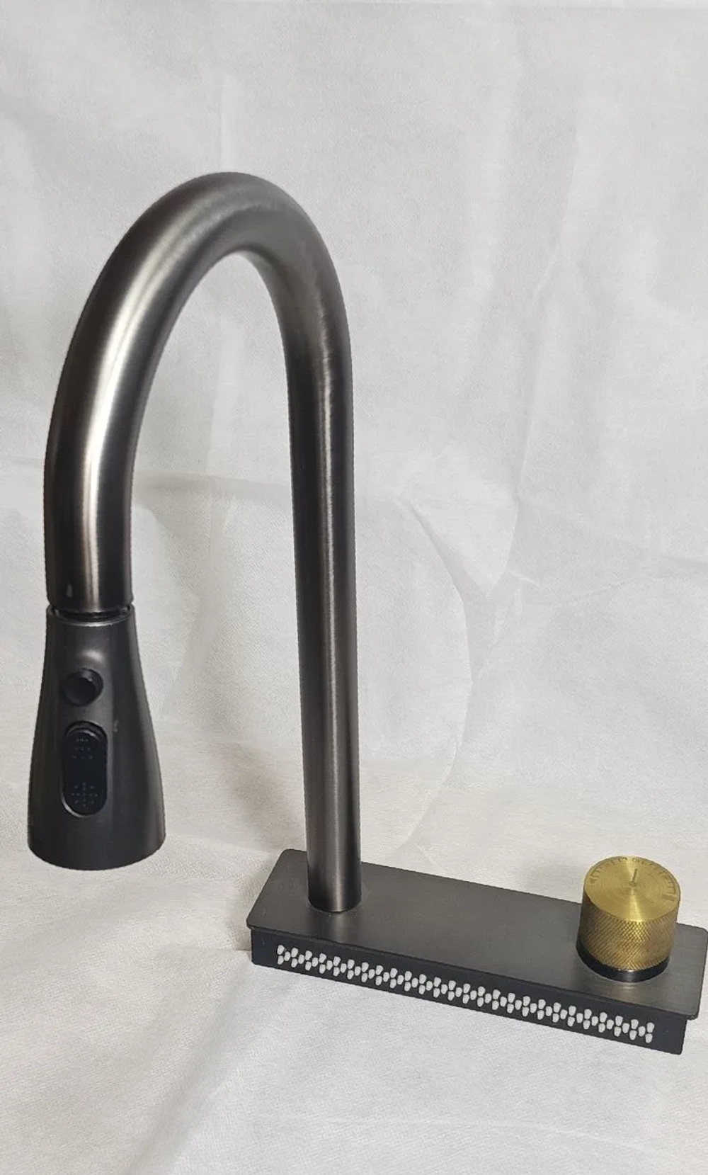 Встраиваемая панель со смесителем для кухонных моек, графит KN754508