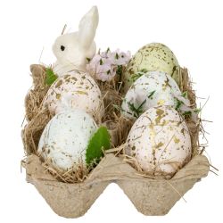 GAEM Изделие декоративное "Пасхальная композиция", L14,5 W10 H9,5 см