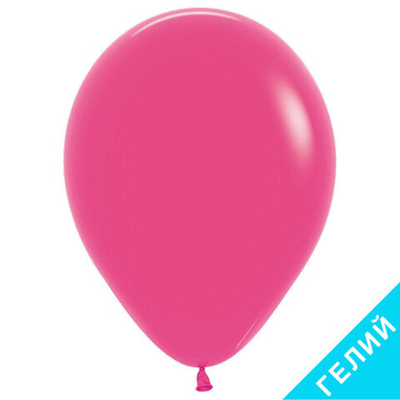 Воздушный шар, цвет 012 - фуксия, пастель, с гелием