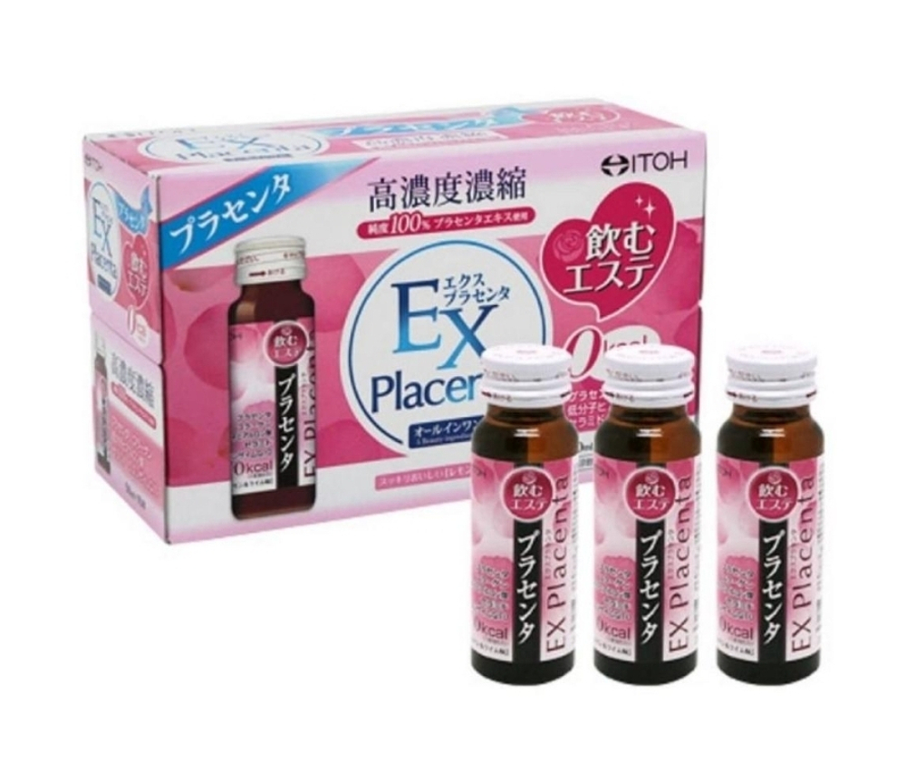 ITOH EX Placenta Эликсир красоты (Жидкая плацента), 10 шт. по 50 мл