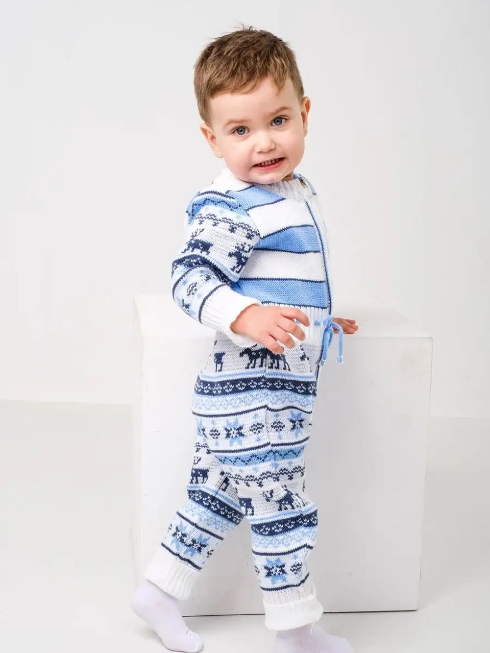 Комбинезон вязаный