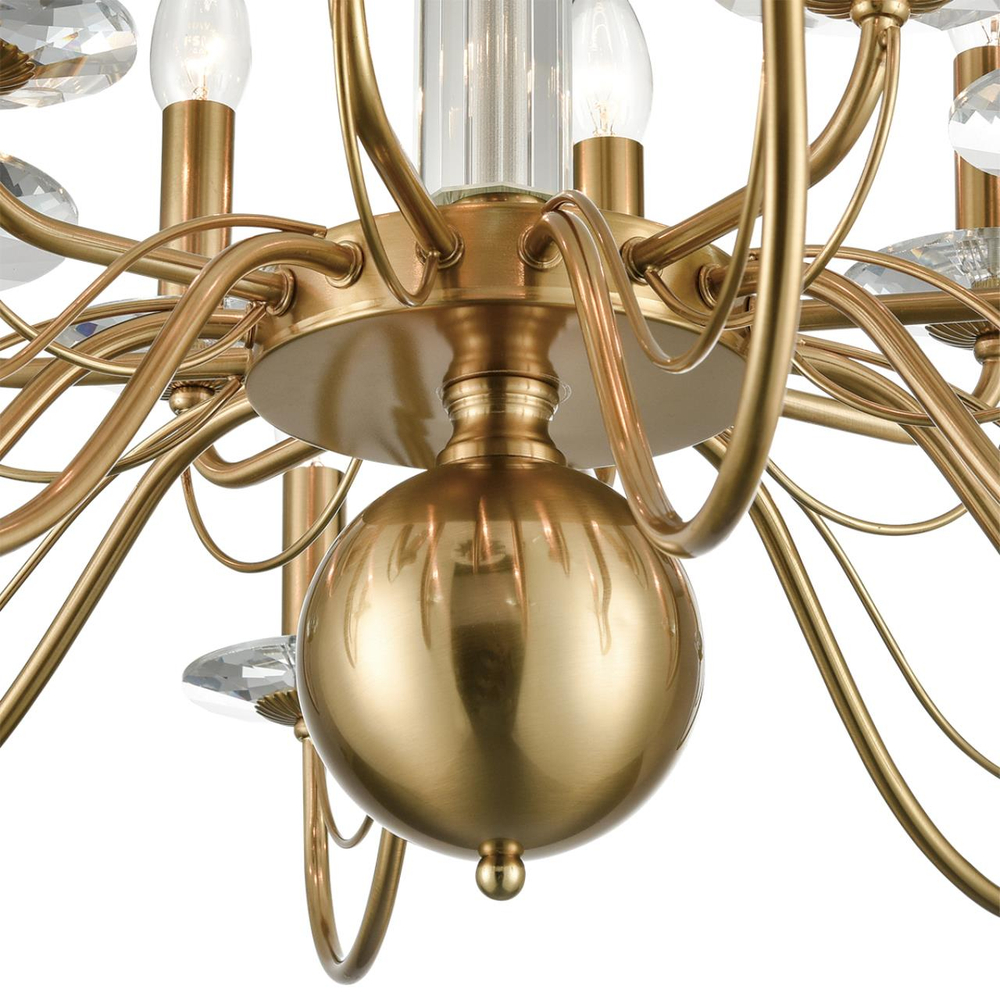 8033/16 CLASSI LN26 080 медь, металл/стекло Люстра подвесная Е14 16*40W 220V INCANTO