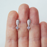 Ювелирные швензы, английский замок, родий, люкс фурнитура