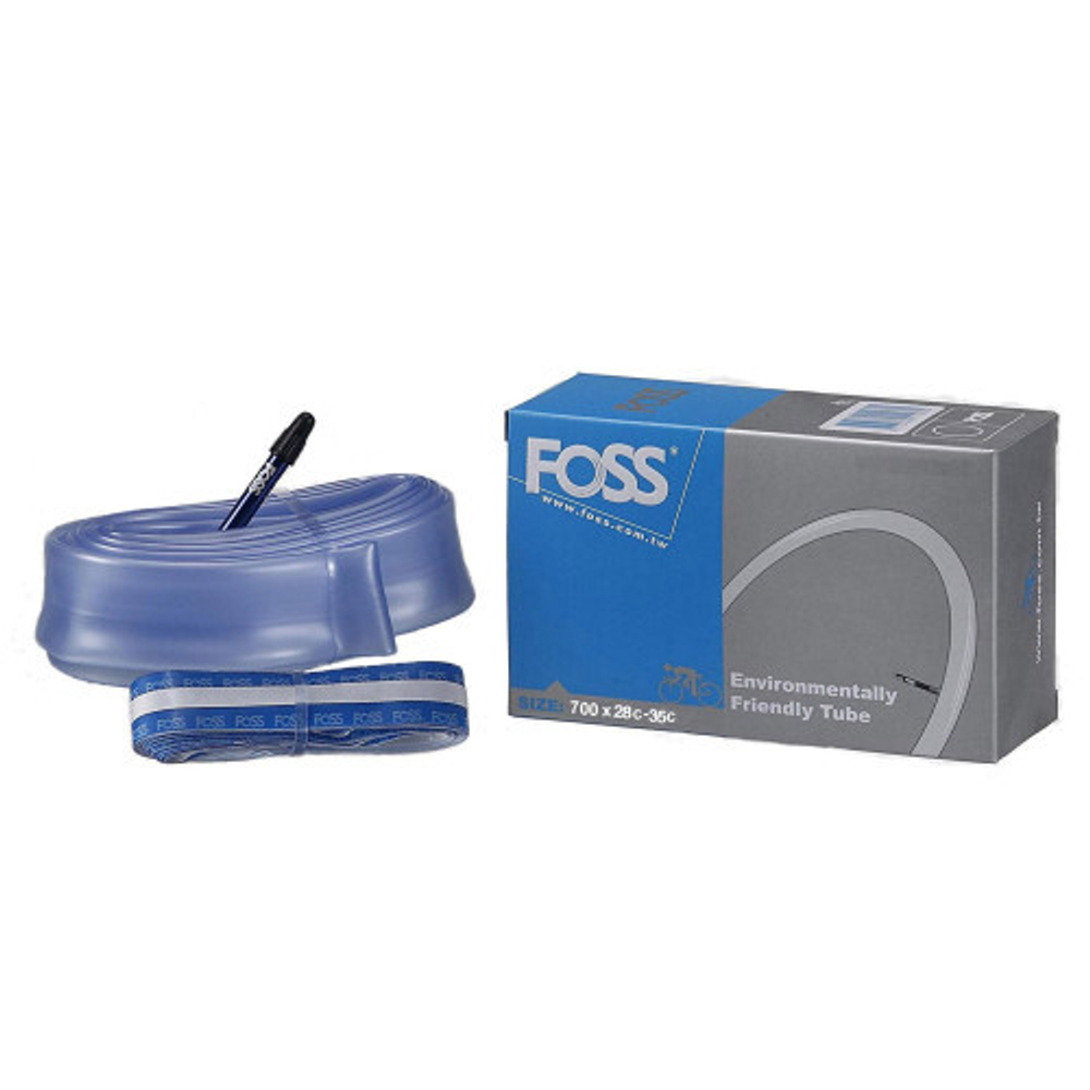 Камера FOSS с защитой от сдувания, 26*1.95-2.25 вело ниппель