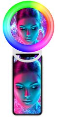 Светодиодное селфи-кольцо с USB 2.0 для телефона RGB Selfie Ring Light A4S (Белый)