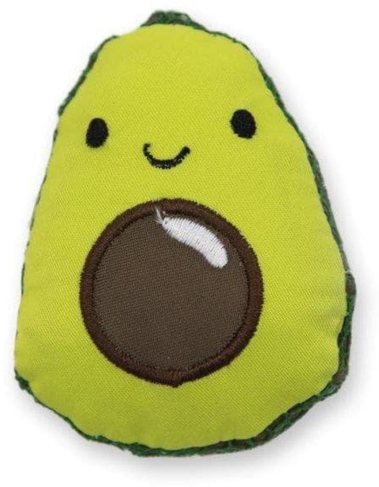 Petstages игрушка для кошек Dental "Авокадо" с кошачьей мятой, 15 см