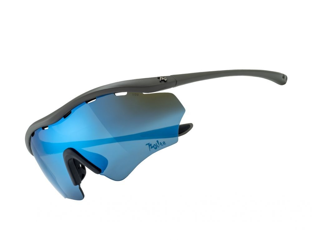 Спортивные очки с диоптриями 720armour RiderB7 / Matte Greyish Brown / Smoke Lake Blue Lens