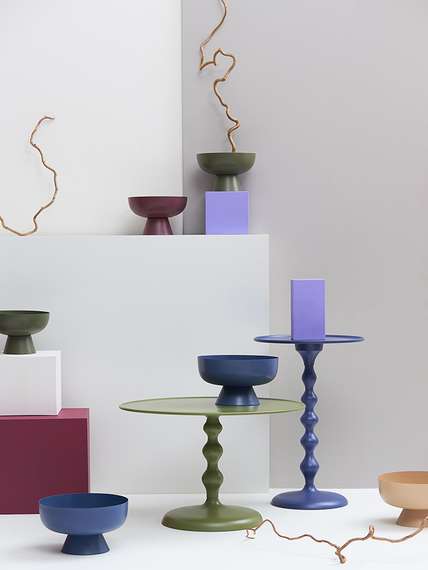 Блюдо на ножке vivlend, D25,5 см, сумерки