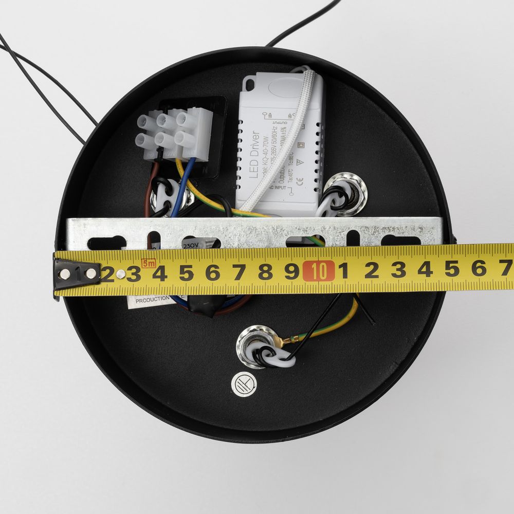 Citilux LUCIA CL217181 Люстра светодиодная подвесная Чёрная