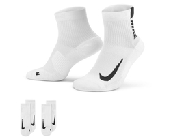 Теннисные носки Nike Multiplier Ankle 2P - White