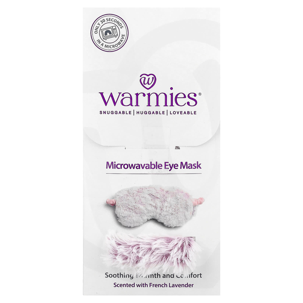 Warmies, маска на глаза для микроволновой печи, алтея и французская лаванда, 1 шт.