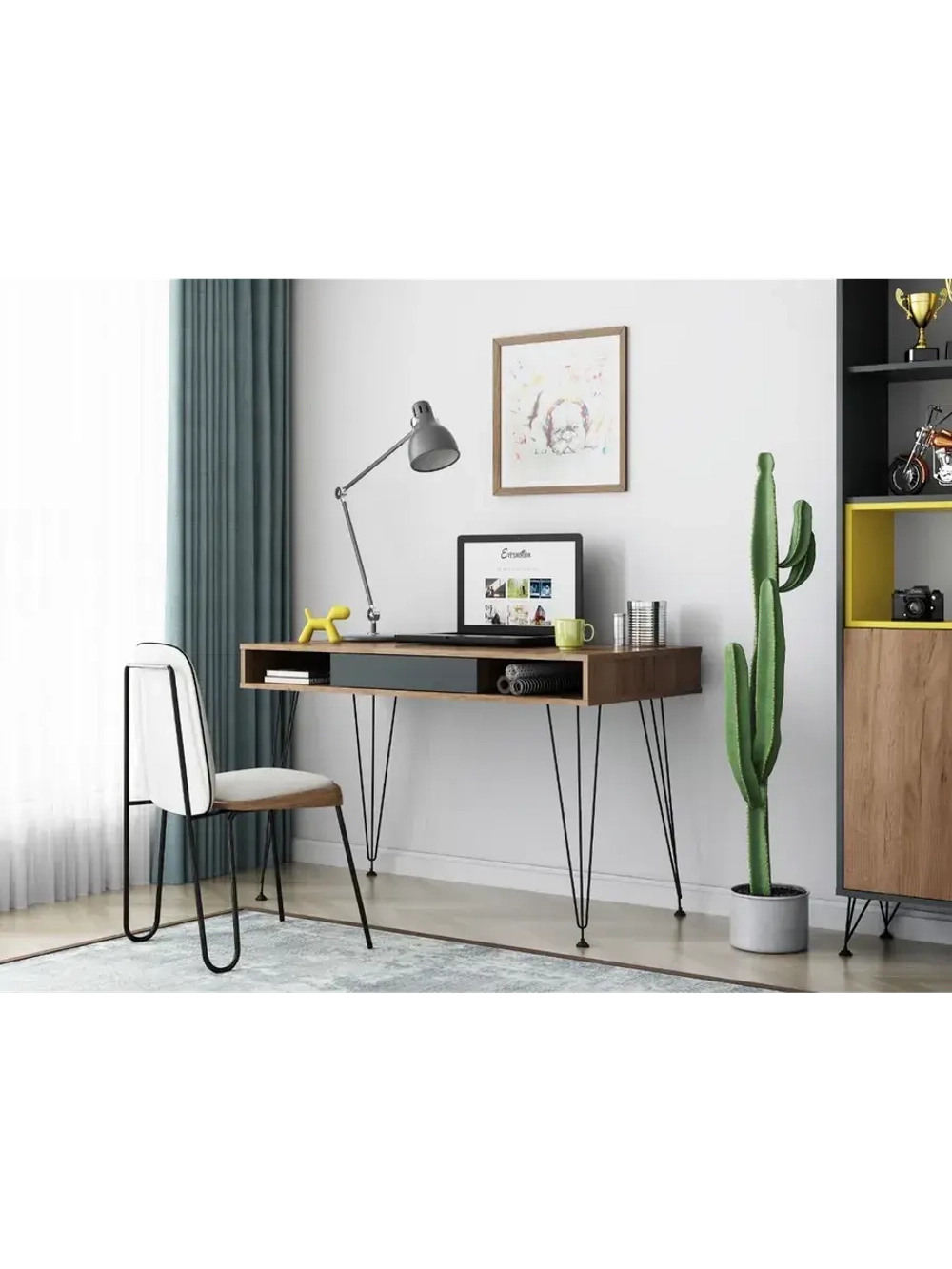 Стол письменный с ящиками 120х60х75,5 см