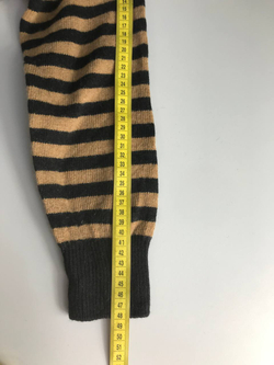 Джемпер из шерсти в полоску, визуально на 46 размер