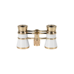 Бинокль театральный Veber Opera БГЦ 3x25 белый/золотой