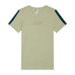 Женская теннисная футболка Roland Garros Color Lines - green