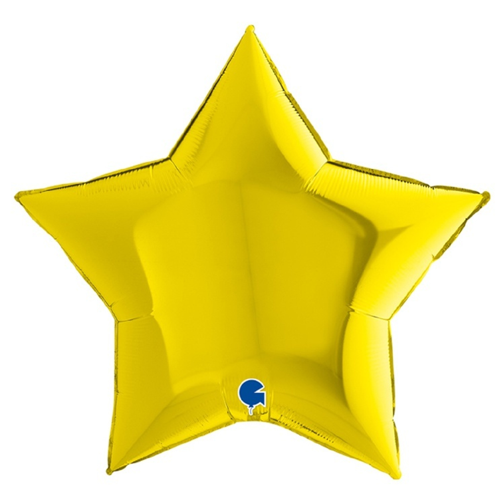 Фольгированная фигура, звезда, 36"/91СМ Металлик Yellow