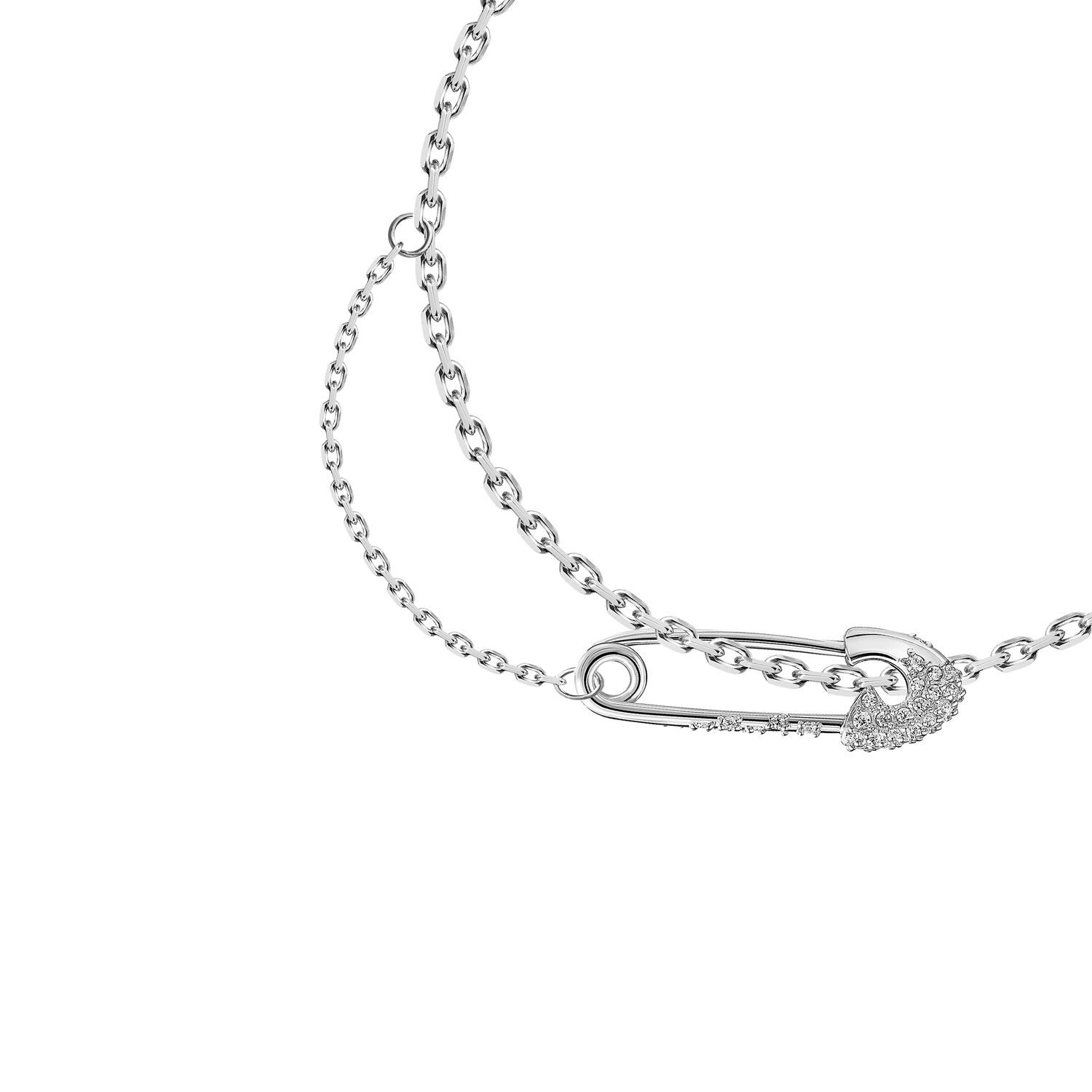 Браслет Crystal Pin Bracelet - Silver