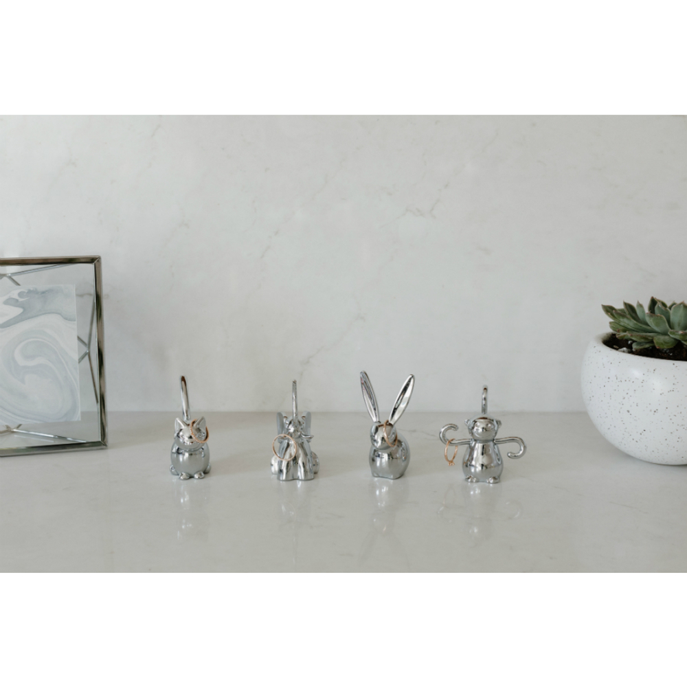 Подставка для колец zoola Кролик хром