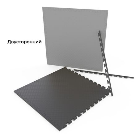 Будо-мат EVA DFC 100 x 100 см, 40 мм, цвет серо-графитовый