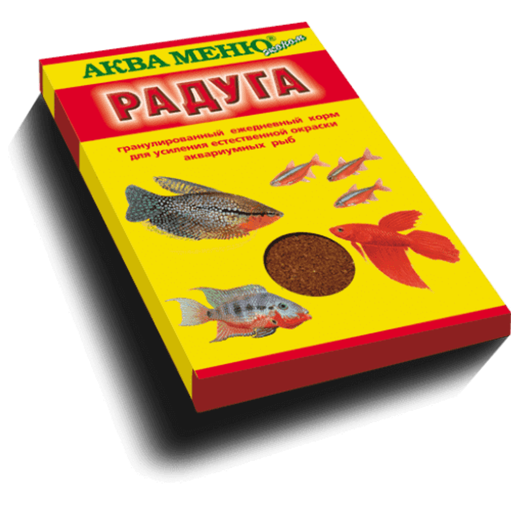 АКВА МЕНЮ Радуга, Корм для рыб, 30г