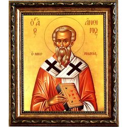 Анфим Никомидийский  епископ Священномученик. Икона на холсте.