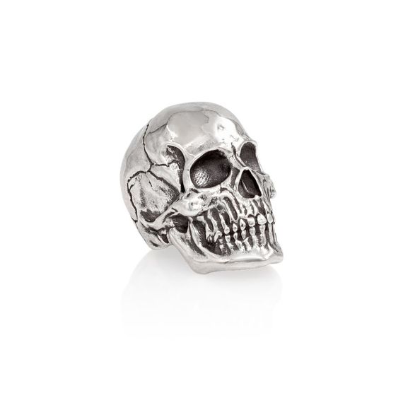 Бусина Череп Skull Victory light из серебра 925 пробы, вид 1
