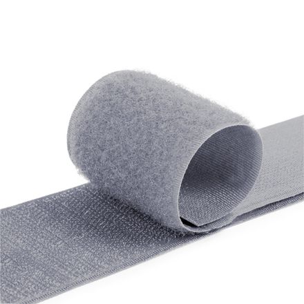 Липучка, 50мм, серый