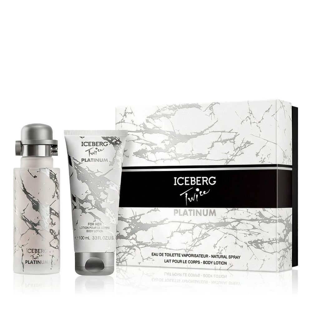 Iceberg Twice Platinum EDT 125 ml + BL 100 ml (woman) 1 St.