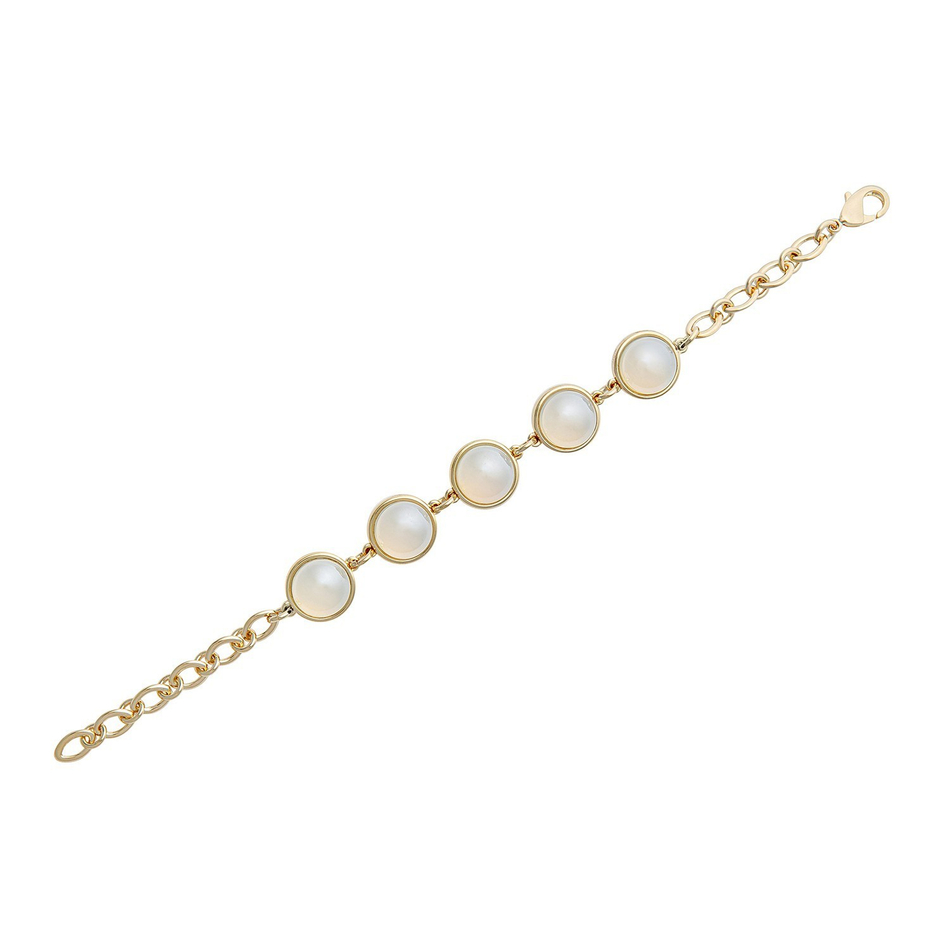 Браслет классический Possebon Pearl Opaline C1362.25 BW/G