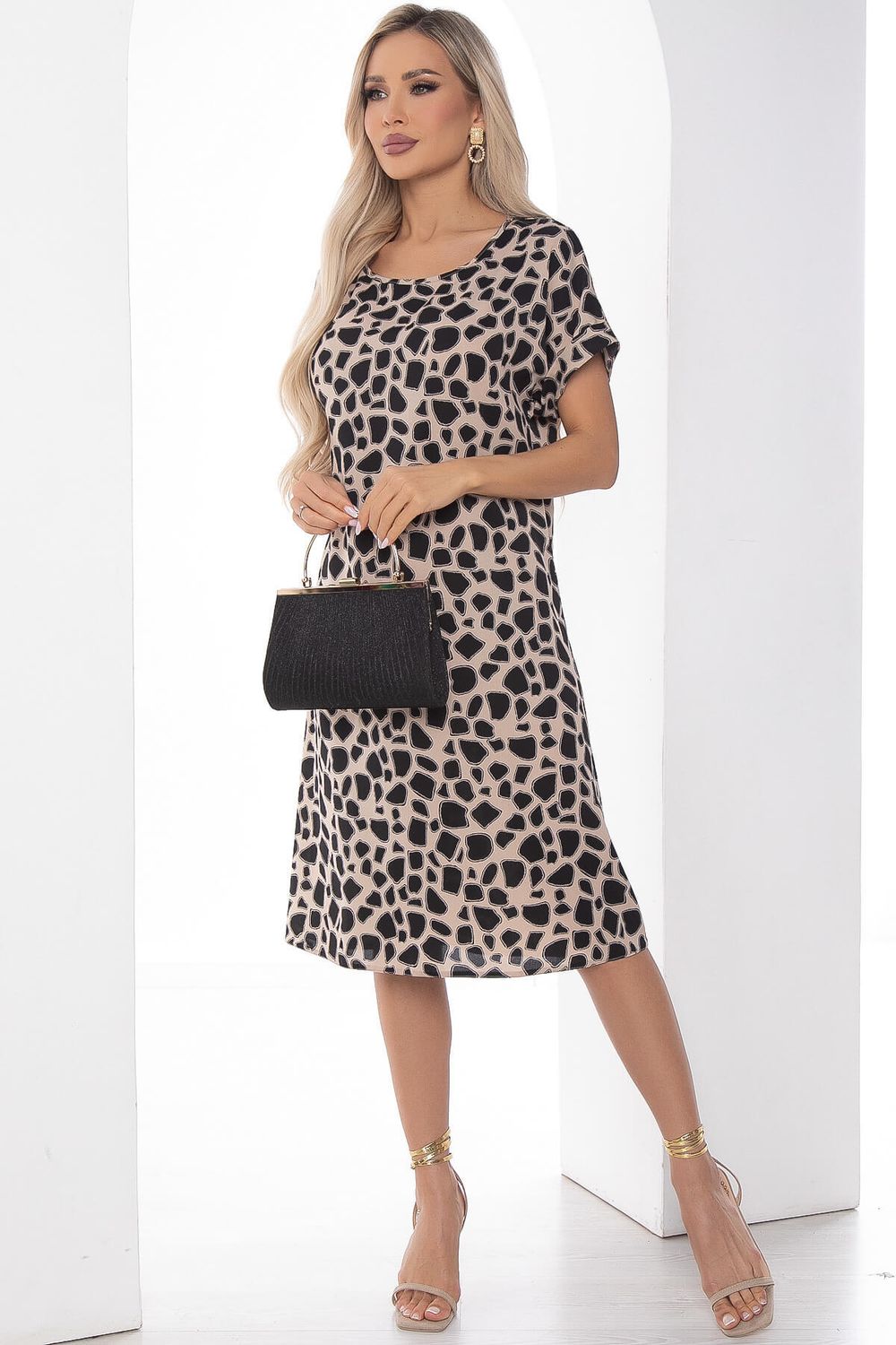 Платье Бренди бежевое П10131 LT Collection