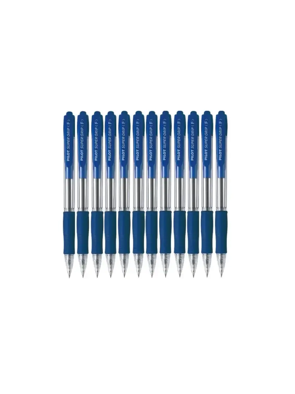 Ручка шариковая Super Grip F автомат, синяя 12 шт.