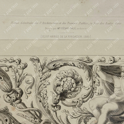 Леметр О. Ф. Фризы по работам Ж. Лепотра. Офорт. Париж, 1885