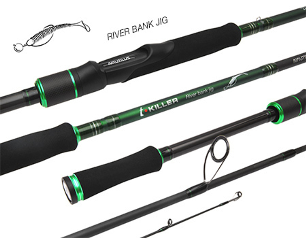 Спиннинг Nautilus T-Killer T-KS762ML 2.28м 5-21г 139г Тр.длина 1.19м Regular Fast