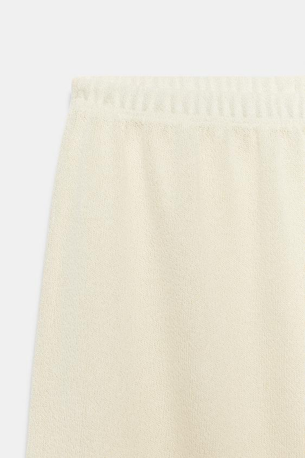 ZARA БРЮКИ ПРЯМОГО КРОЯ, ЭКРЮ