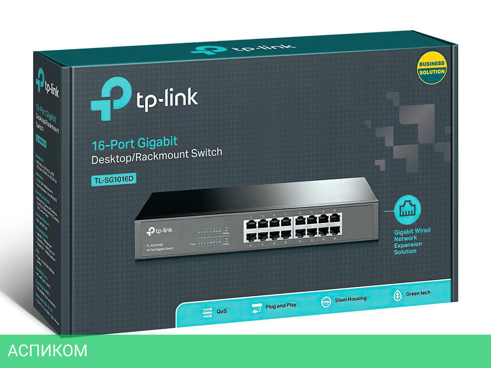 Коммутатор TP-Link TL-SG1016D