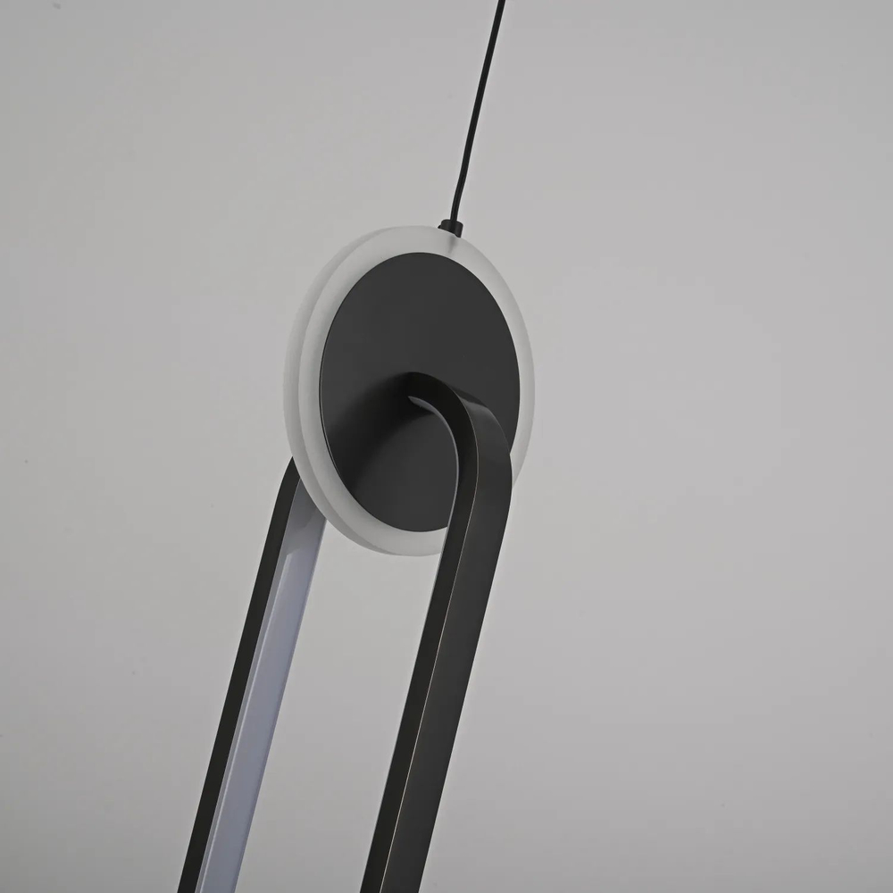 Светильник подвесной светодиодный Lanbos, 6 Вт LED, черный, скрепка