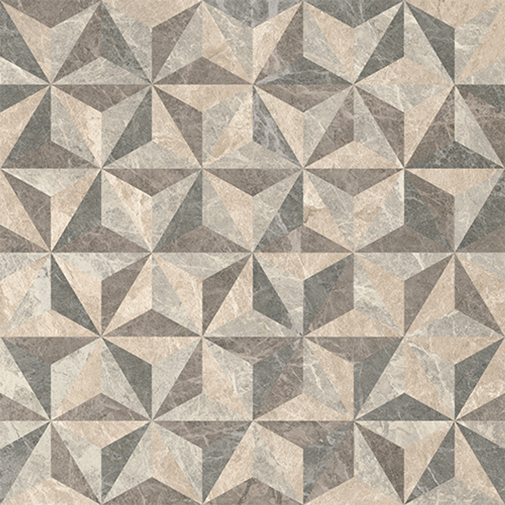 60x60 Marmostone Декор "Микс Гео" Лаппато R9