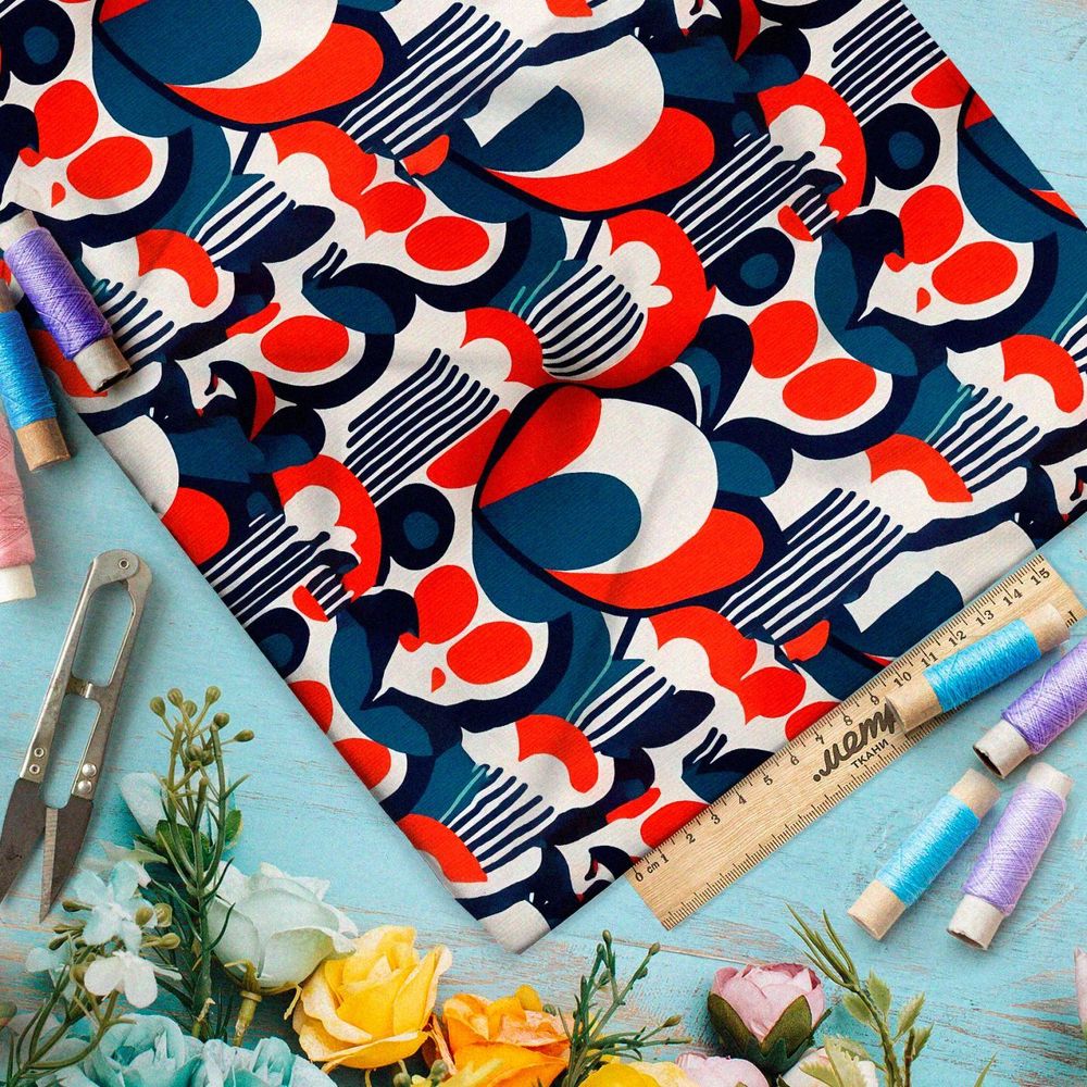 Ткань премиум шелк искусственный Армани тайные переплеты