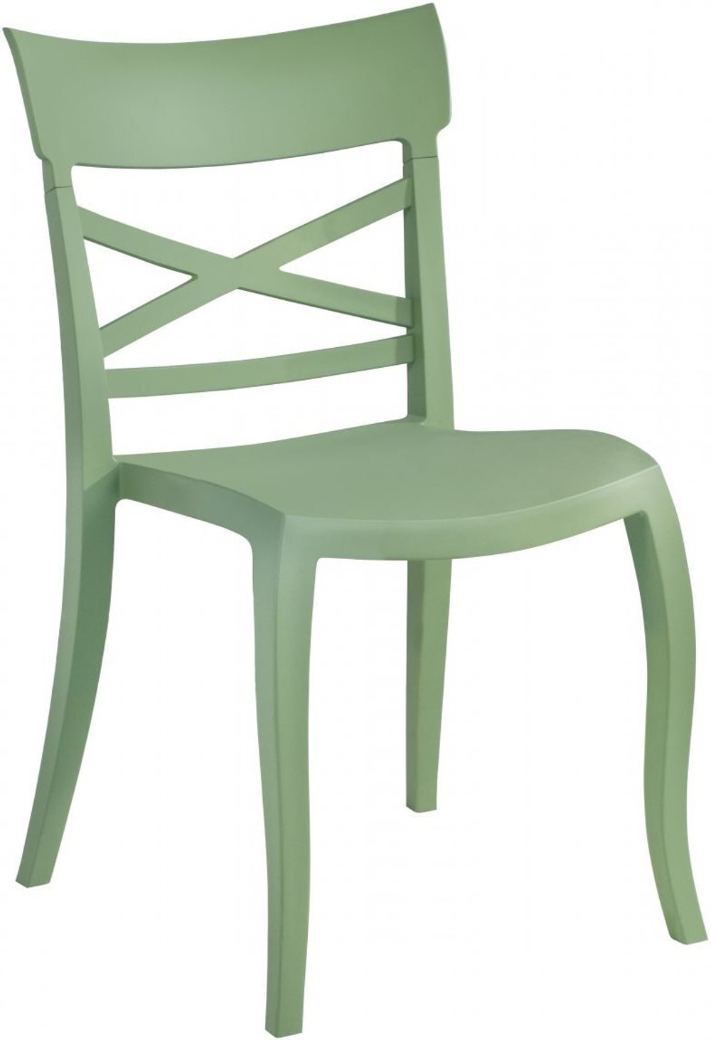 Стул пластиковый, Papatya XSera-S, зеленый