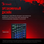 Клавиатура Bloody B500N Light Strike (LK), black, русская