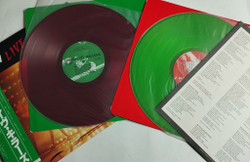 Винтажная виниловая пластинка LP Queen Live Killers (Japan 1979) (Obi) (Red and Green Vinyl)