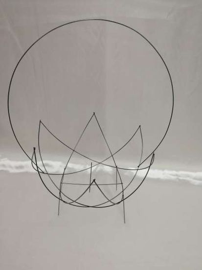 Каркас корзина ЛОТОС с ручкой