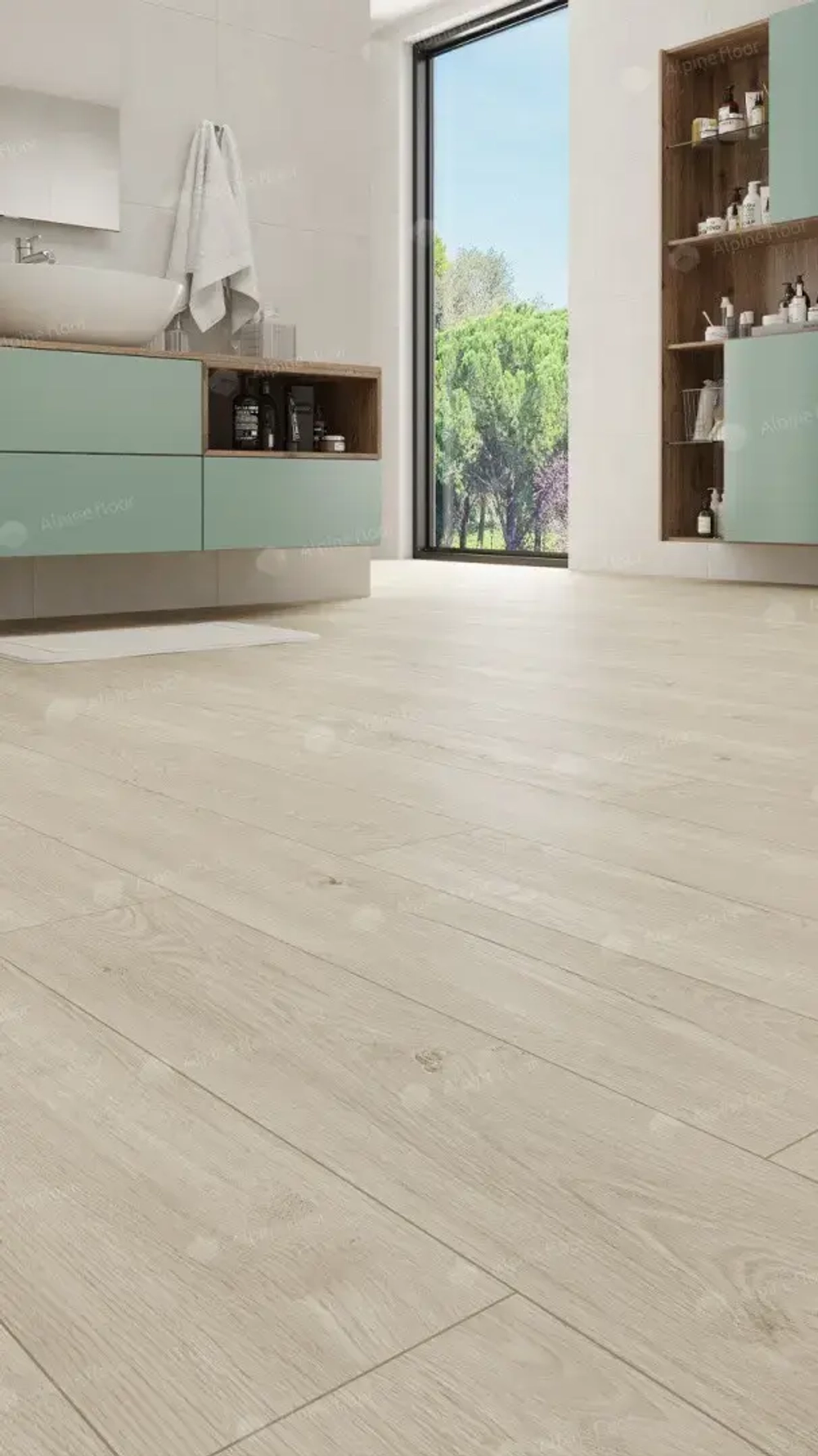 SPC ламинат Alpine Floor Секвойя Серая