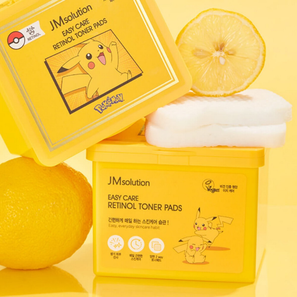 JMsolution Easy Care Retinol Mask Pokemon Summer набор обновляющих масок с ретинолом