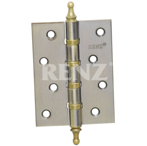 [ТОВАРА НЕТ В НАЛИЧИИ] Петля врезная Ренц 100-4BB СH, цвет бронза античная (гарантия - 12 месяцев)