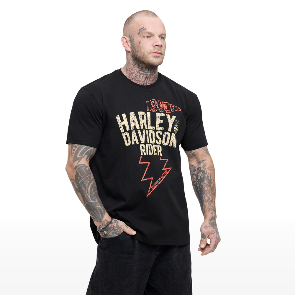 Футболка CLAN13 HARLEY RIDER, черный